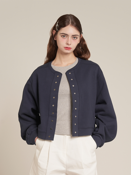 Хлопковый блузон - Navy