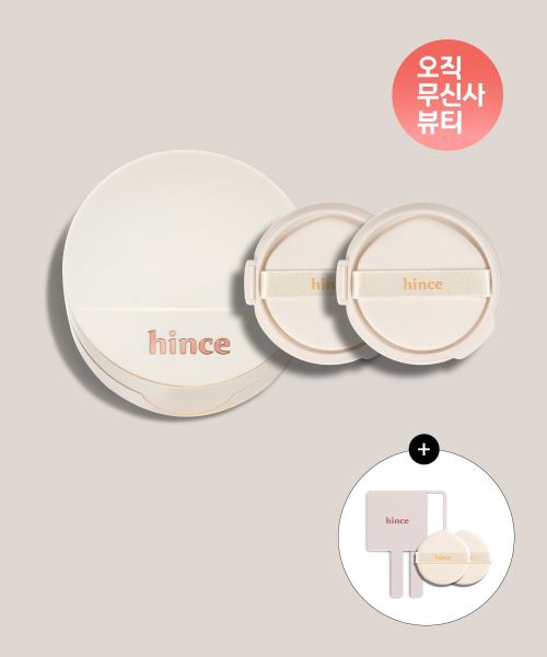 힌스() 세컨 스킨 글로우 쿠션 SET (본품1+리필2) (+쿠션 퍼프&손거울 증정) 상품 이미지
