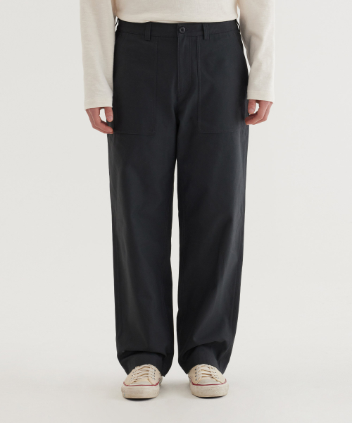Брюки карго Regular из сатина Dark Khaki