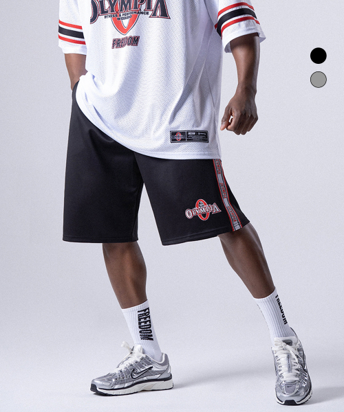 Olympia Lettering Bermuda Shorts_2color