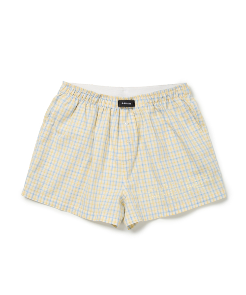 Check Boxer (Yellow)