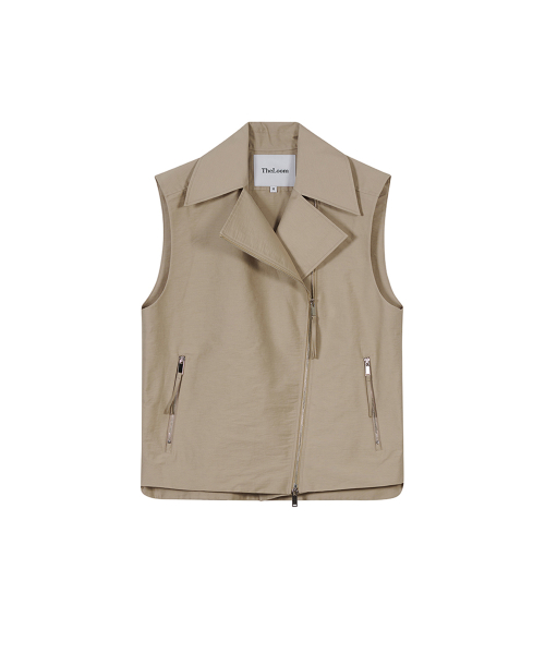 RIDER VEST_BEIGE