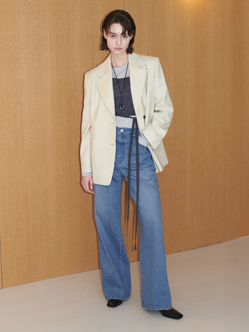 Back Slit Tailored Jacket SW5SJ101-CW