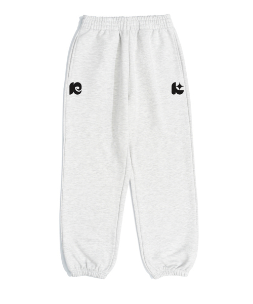MIGNON SIDE JOGGER TRAINING PANTS (LIGHT MELANGE)