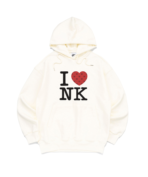I LOVE NK HOOD TEE (IVORY)