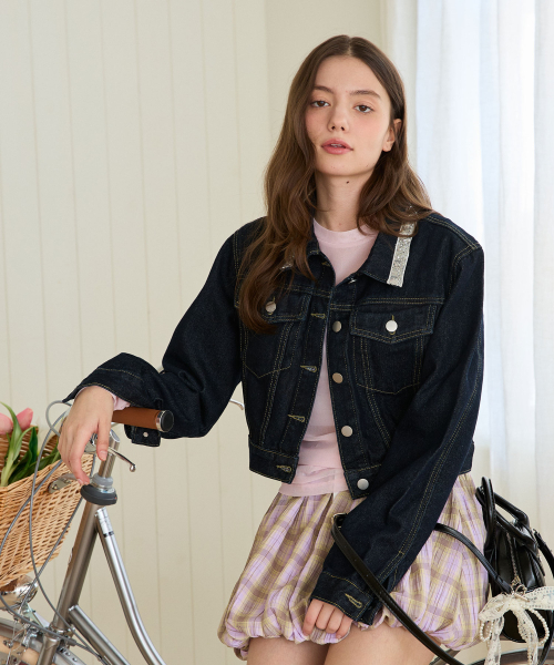 ANNES GLOW DENIM JACKET_INDIGO