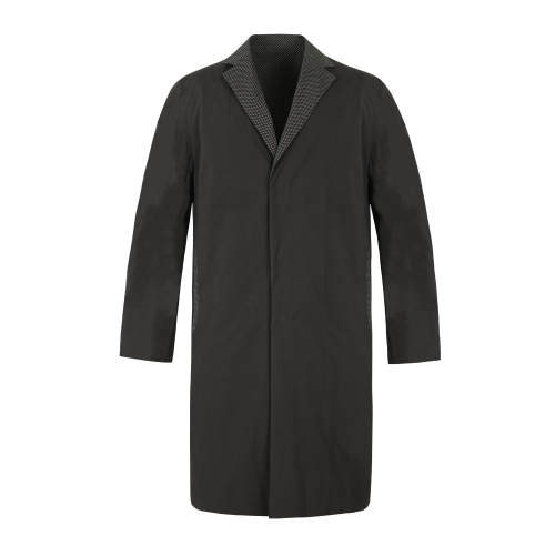 Двустороннее пальто в горошек RKAMBH06A Dark Grey