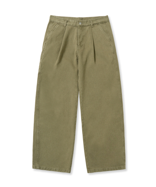 Рабочие брюки-чино с одной складкой Khaki