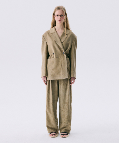 25 Corduroy Wide Pants_Light Khaki