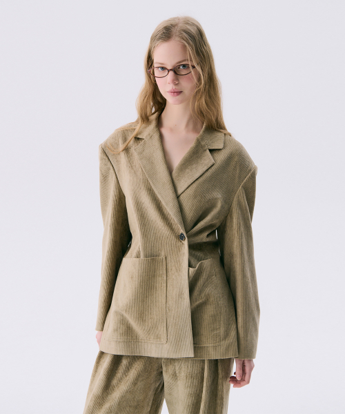 Вельветовая куртка 2-Way 25_Light Khaki