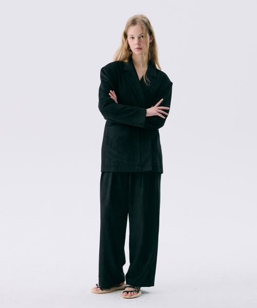 Широкие вельветовые брюки 25 Corduroy Wide Pants_Black