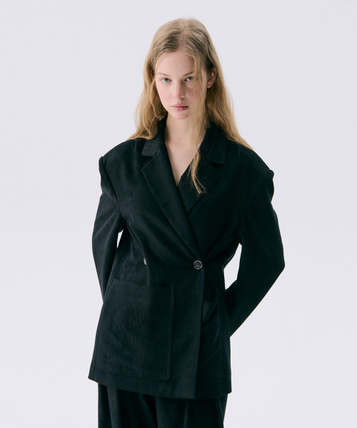 25 Corduroy 2-Way Jacket_Black