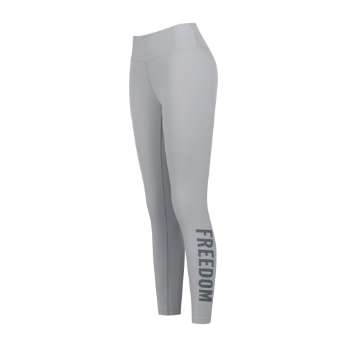Женские легинсы с большим логотипом (Grey)