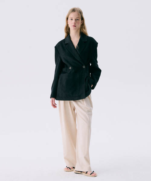 25 Corduroy Wide Pants_Ivory