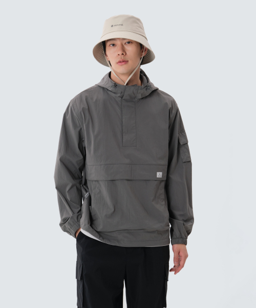 Анорак с капюшоном Route (S25MMRAN60) Dark Gray