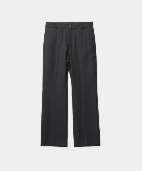 Брюки клеш из шерсти Virgin Wool (Dark Navy)