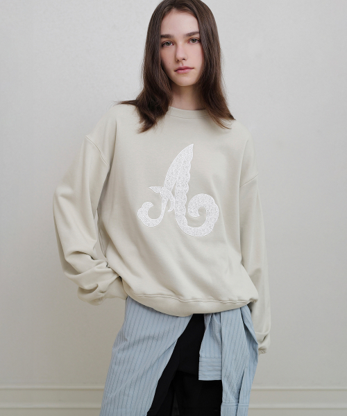 Hope logo sweatshirt (pale green)