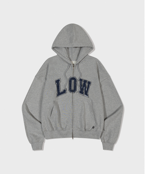 MUSINSA公式 | LOW CLASSIC LOW ソフトスウェット ジップアップ