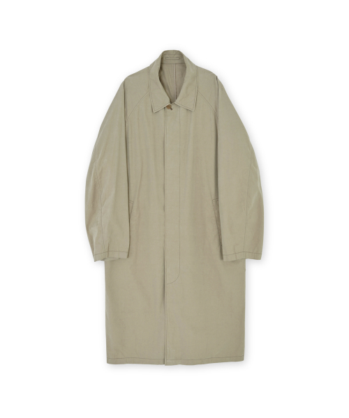 Пальто Balmacaan с вошингом, Dark Beige