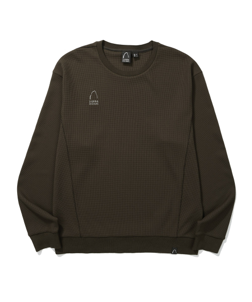 DIORITE свитшот с оригинальным лого BROWN