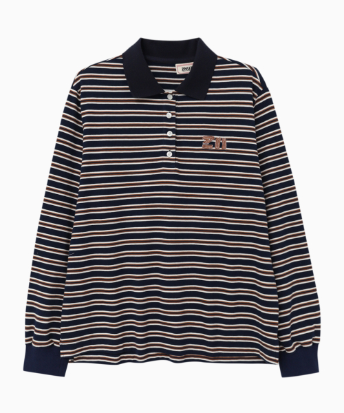 Поло в полоску Tod's - Navy