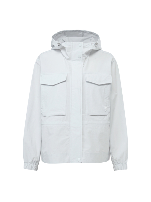 Куртка сафари средней длины CO Casual L_Ice Grey