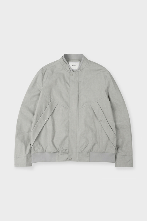 Бомбер MA-1 из смесового хлопка Light Grey BN3SJP401LY