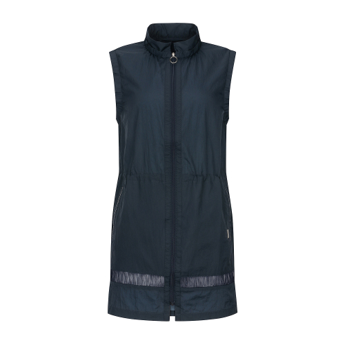 Женский длинный жилет из сетки, Navy (L0BV20549)