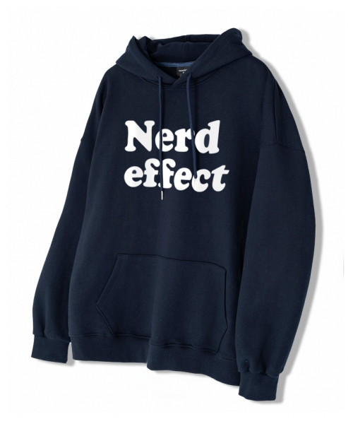 Оверсайз худи Nerd Effect (Navy)