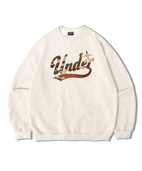 Оверсайз свитшот Under Baseball Logo Camo