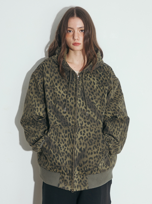 LEOPARD WORK HOOD куртка, KHAKI