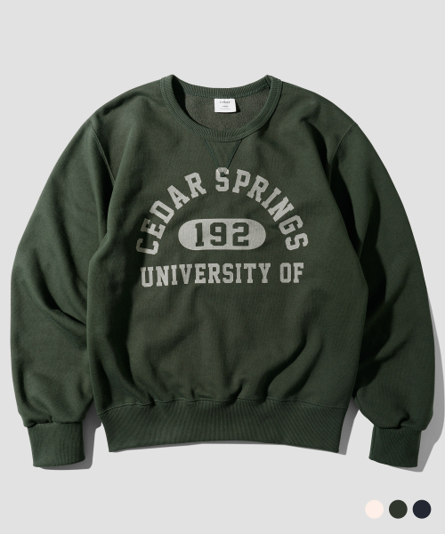 Плотный свитшот Cedar, Dark Green JUMT4688