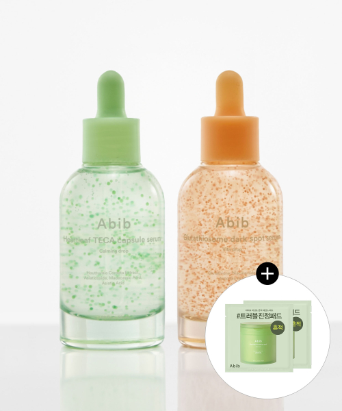 아비브() [어성초패드 4ea 증정] 어성초 테카 세럼 + 글루타치온좀 비타 세럼 상품 이미지