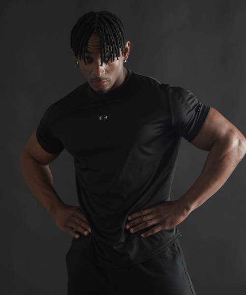 Футболка Muscle Fit Quick Dry Logo - Black