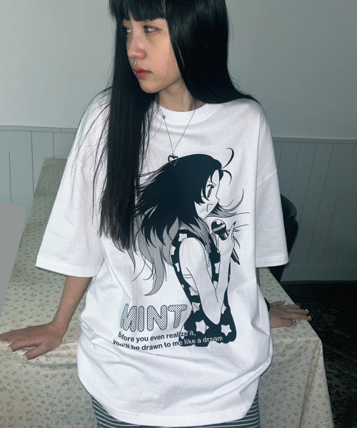 원더비지터() MINT Overfit T-shirt [White] 상품 이미지