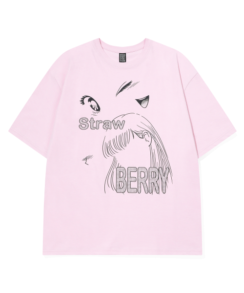 원더비지터() Decomposition Overfit T-shirt [Pink] 상품 이미지