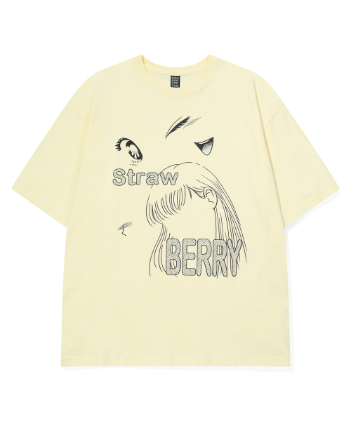 원더비지터() Decomposition Overfit T-shirt [Yellow] 상품 이미지
