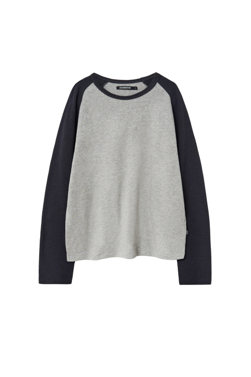 Raglan Tee Blue угольный/M.серый