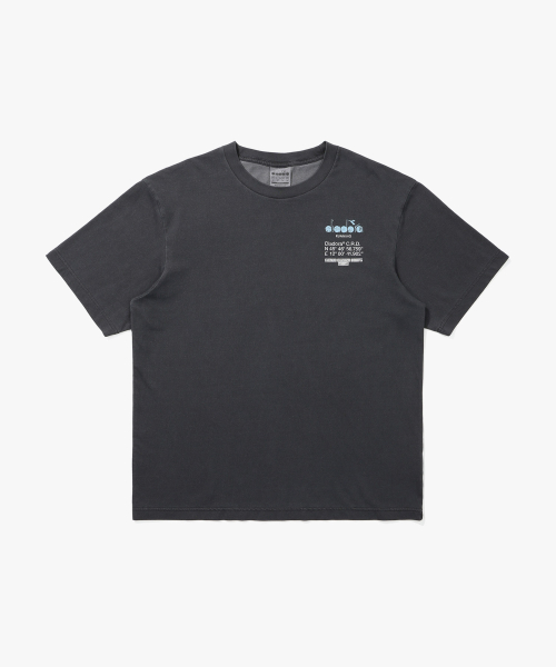 Футболка Garment Dyeing с графикой GREY