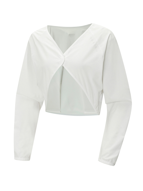 BRACING женское болеро с перфорацией по всей длине_Pearl YWM25147W7