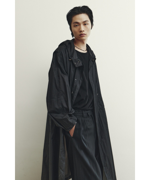 Convertible Windbreaker Coat - черный