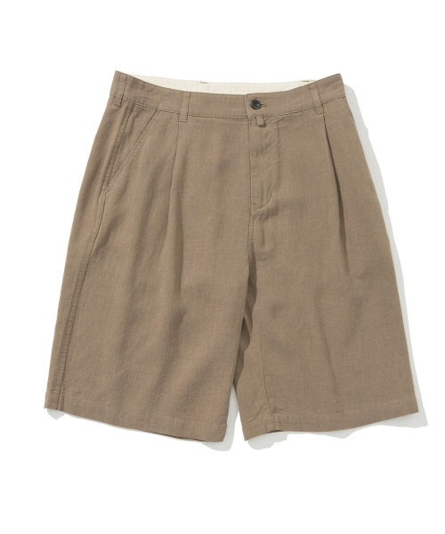 linen sports shorts khakish бежевый