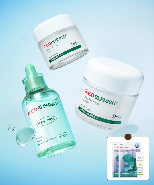 닥터지() [증정]레드 블레미쉬 클리어 히알 시카수딩 세럼 50mL+수딩크림 50mL듀오 기획 상품 이미지