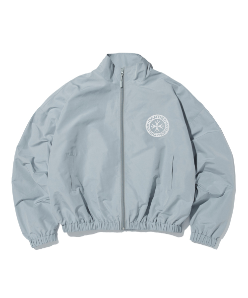 Embroidered Wind Jacket (GRAY)