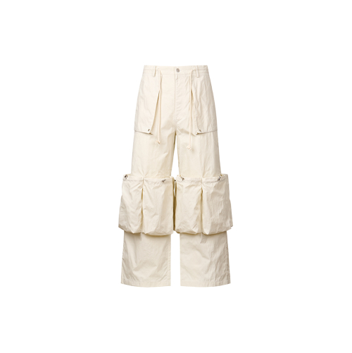 13 POCKETS NYLON PANTS (IVORY)