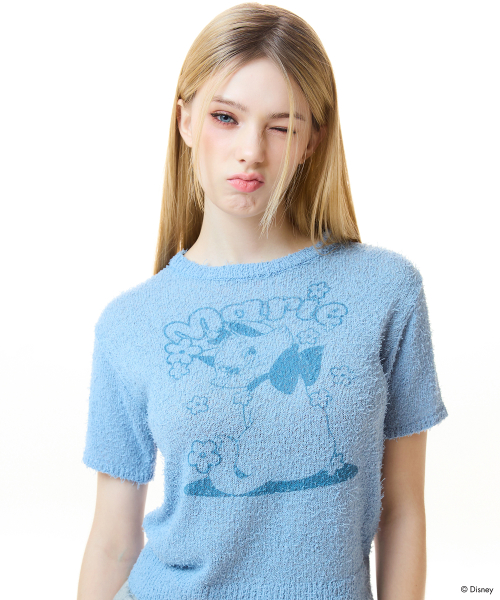 [MARIE] BOUCLE KNIT(SKY BLUE)