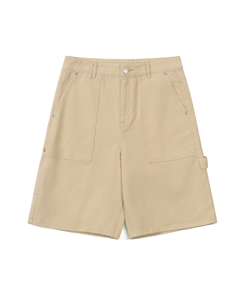 Хлопковые fatigue бермуды рабочие шорты (Sand Beige)