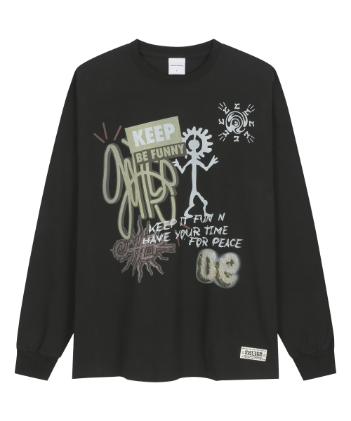 ★2025SS新作★GOTTER GALLERY★ETHNIC DOODLE LONG SLEEVE 369 LA | exclusive members long-sleeve t-shirt out now
