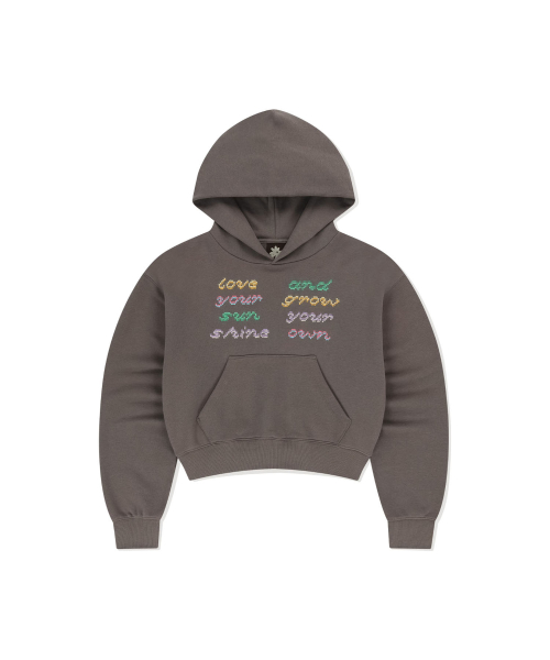 W Fly Stitch Hoodie Taupe