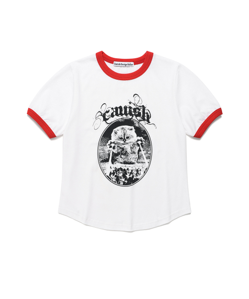 [CAVISH] W INVADER RINGER SS TEE ★大人気★ MUSINSA公式 | CAVISH W INVADER RINGER SS TEE WHITE(CV2FMFT511A)